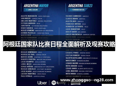 阿根廷国家队比赛日程全面解析及观赛攻略 阿根廷国家队比赛日程全面解析及观赛攻略